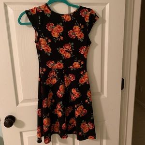 Above the knee floral dress